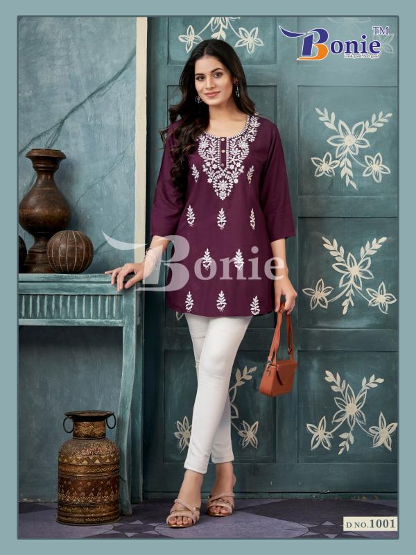 Bonie Aisha Vol 1 Fancy Rayon Short Top Collection